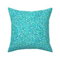 Colorful Pointillism // Turquoise 