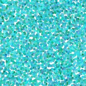 Colorful Pointillism // Turquoise 