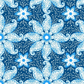 Paisley snowflakes