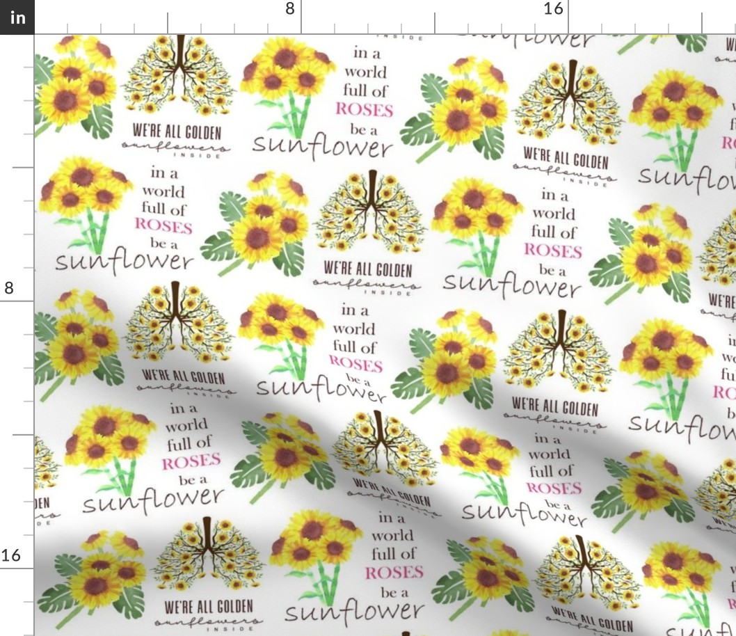 sunflower quotes watercolor yellow sunflower and lung internal organ