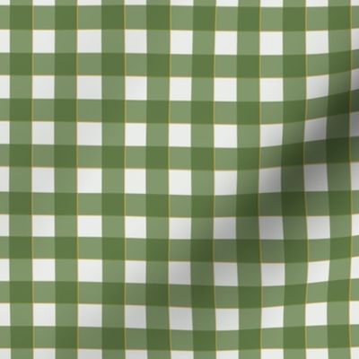 Autumn Green Gingham