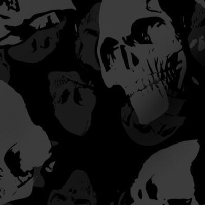 Skulls dark, XXL, 26.7"