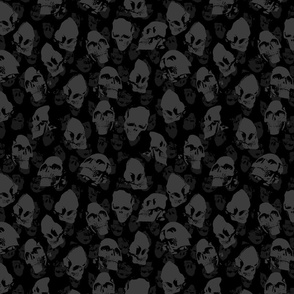 Skulls dark, L, 10.5"