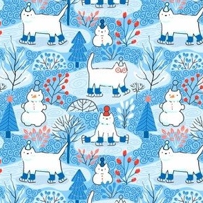 Cute Winter Fabric, Wallpaper and Home Decor