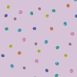 Marble Polka Dots - Purple