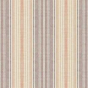 Chambray Blush Stripe (large Scale)