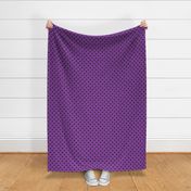 Purple And Black Polka Dots - Medium (Halloween Collection)