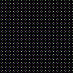 Green And Purple Polka Dots - Small (Halloween Collection)