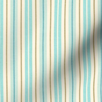 Coastal Stripes -Turquoise