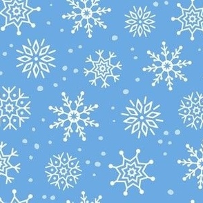 Snowflake Fun - Light Blue // Medium