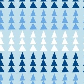 Triangle Trees - Light Blue // Medium
