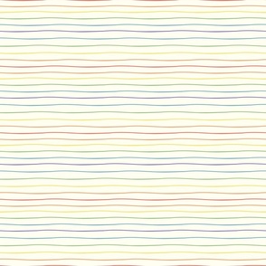 Rainbow stripe - thin