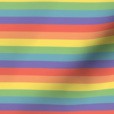 Rainbow Stripe - pastel
