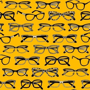 Yellow Glasses, Eyeglasses, Eyewear