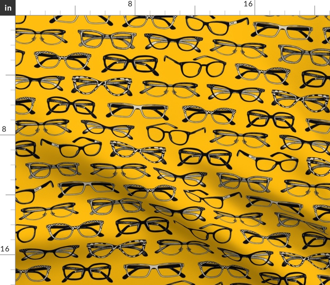 Yellow Glasses, Eyeglasses, Eyewear