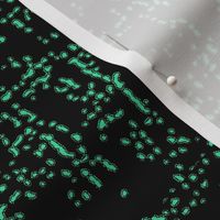 Matrix green black distressed Fabric Texture