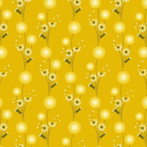 Dashing Dandelions I BG Hansa Yellow I L size 