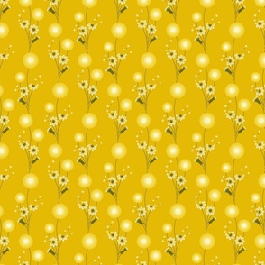 Dashing Dandelions I BG Hansa Yellow I M size 