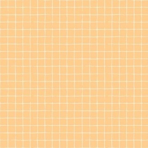 Small Grid on Yellow by Ria Green