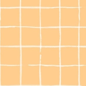 Large Grid on Yellow by Ria Green