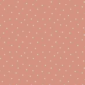 DOTS IN PEACH