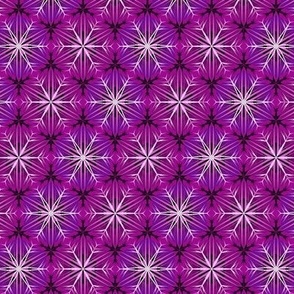 snowflakes on purple