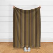 Louis Brown and Tan Dog Coordinate Vertical Stripes Print