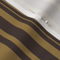Louis Brown and Tan Dog Coordinate Vertical Stripes Print