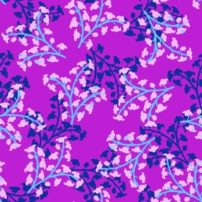 Genevieve Floral Purple