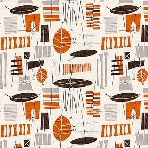 Vintage Retro 1950S 1940S Hollywood Nightclubs Spoonflower Fabric by the Yard 