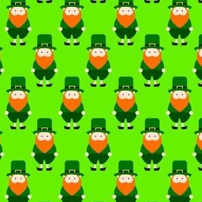 Bright Green Leprechaun Cuties