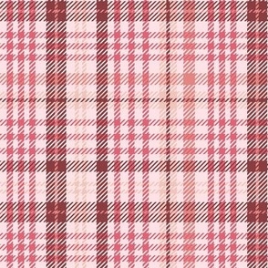 pink and red plaid - small scale