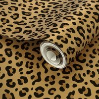 ★ CUSTOM BLACK AND WHITE LEOPARD - LEOPARD PRINT in CREAM ★ Medium Scale / Collection : Leopard spots – Punk Rock Animal Print