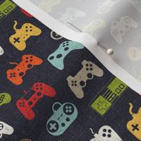 Game Controllers Navy Linen - extra small scale