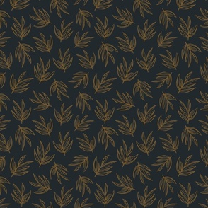 Hand Painted Foliage Sm | Dark & Moody