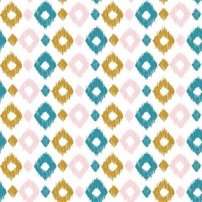 Kitty Cat Ikat Diamonds - joy