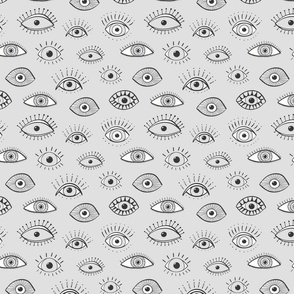 evil eye/grey/medium