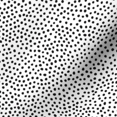 Small Black Dots on White