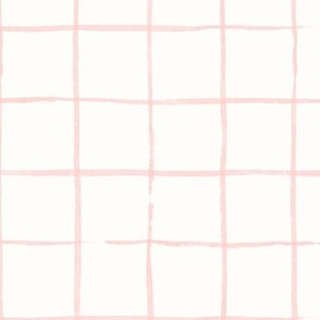 Large Pink Grid by Ria Green