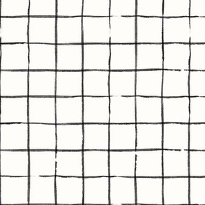 Medium Black Grid by Ria Green