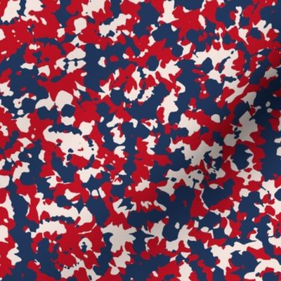 Little messy spiral spots abstract dots in swirl shape nursery design usa american disco red navy blue on sand