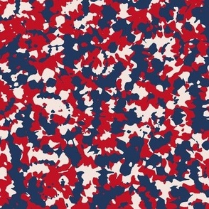 Little messy spiral spots abstract dots in swirl shape nursery design usa american disco red navy blue on sand