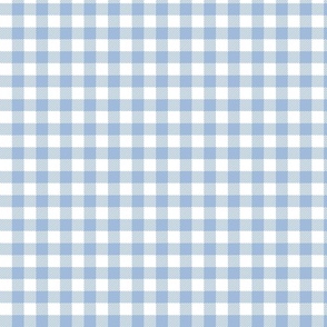 Light Blue Check - Small (Winter Blues Collection)