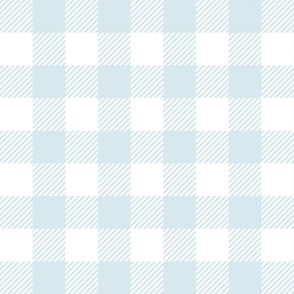 Light Light Blue Check - Large (Winter Blues Collection)