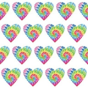 tie dye hearts