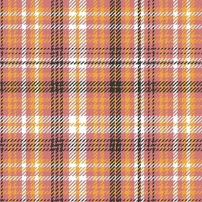 Orange plaid - small size