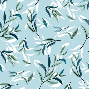 tea tree leaves aqua