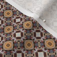 Earth Tone Mosaic Pajama Print