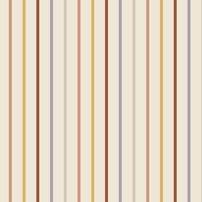 Fall Simple Stripe - Multi, Small Scale