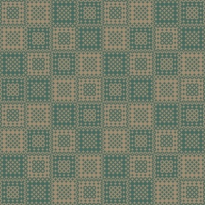 Pine and Mushroom Geometric Tiles